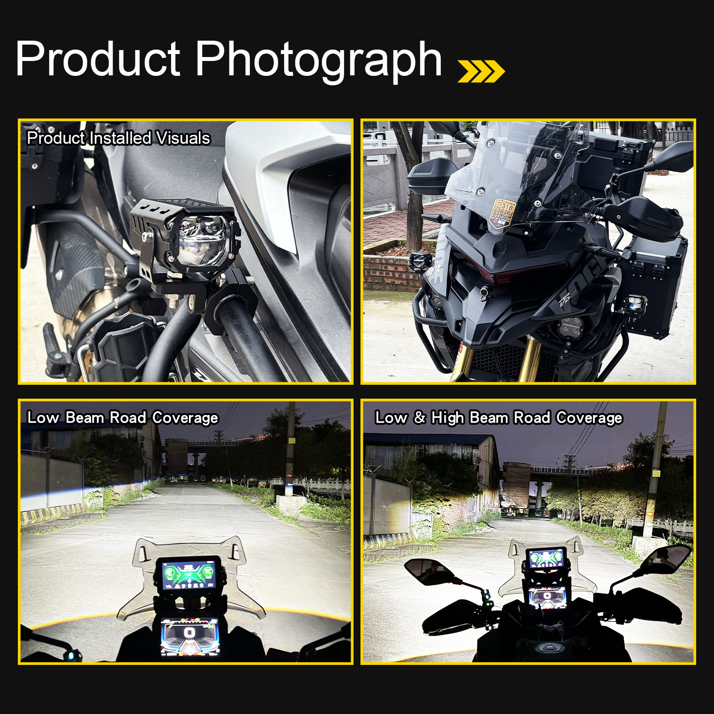 M80 2.3" 120W High/Low Dual-Beam LED Light Pods