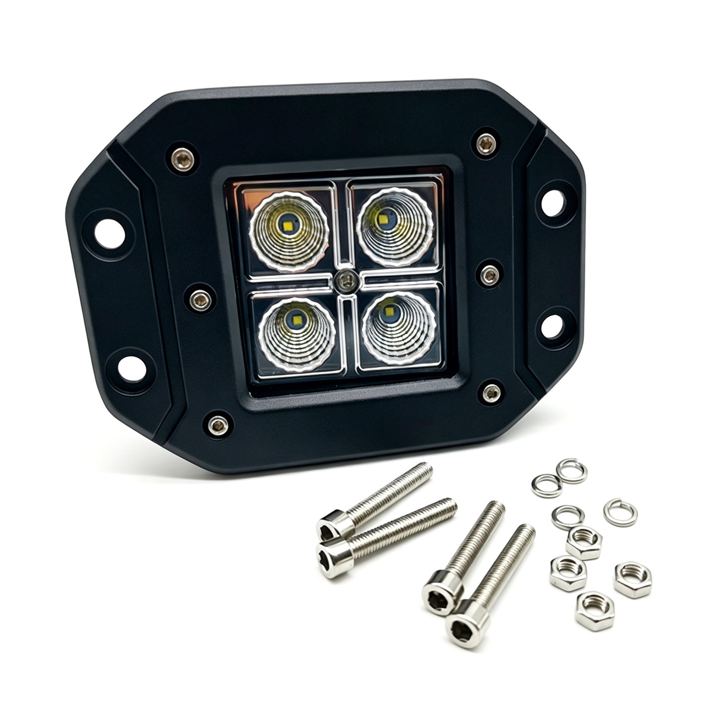 4.8" 12W LED Work Light Driving Lamp Spot / Flood Beam Option