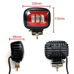 4.7" Rounded Rectangle 45W Dual-Light LED Work Light