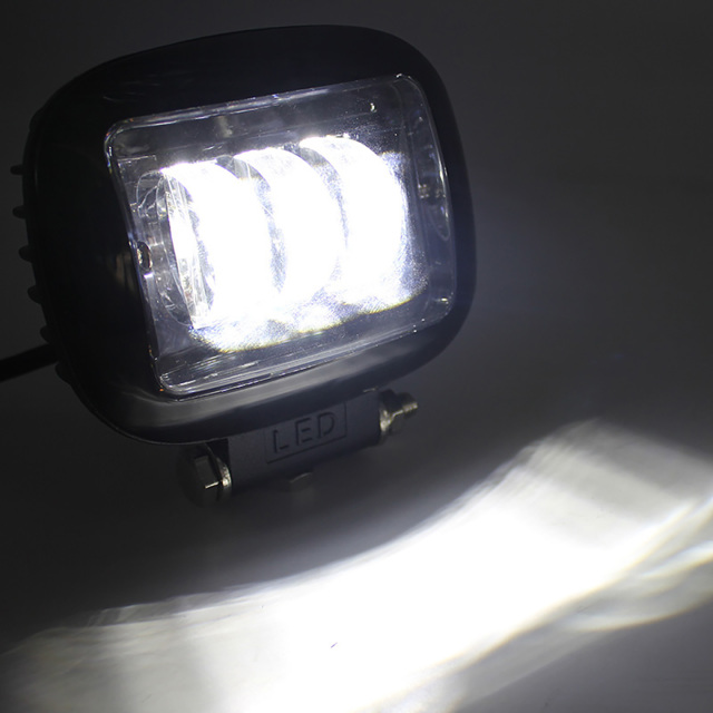 4.7" Rounded Rectangle 45W Dual-Light LED Work Light