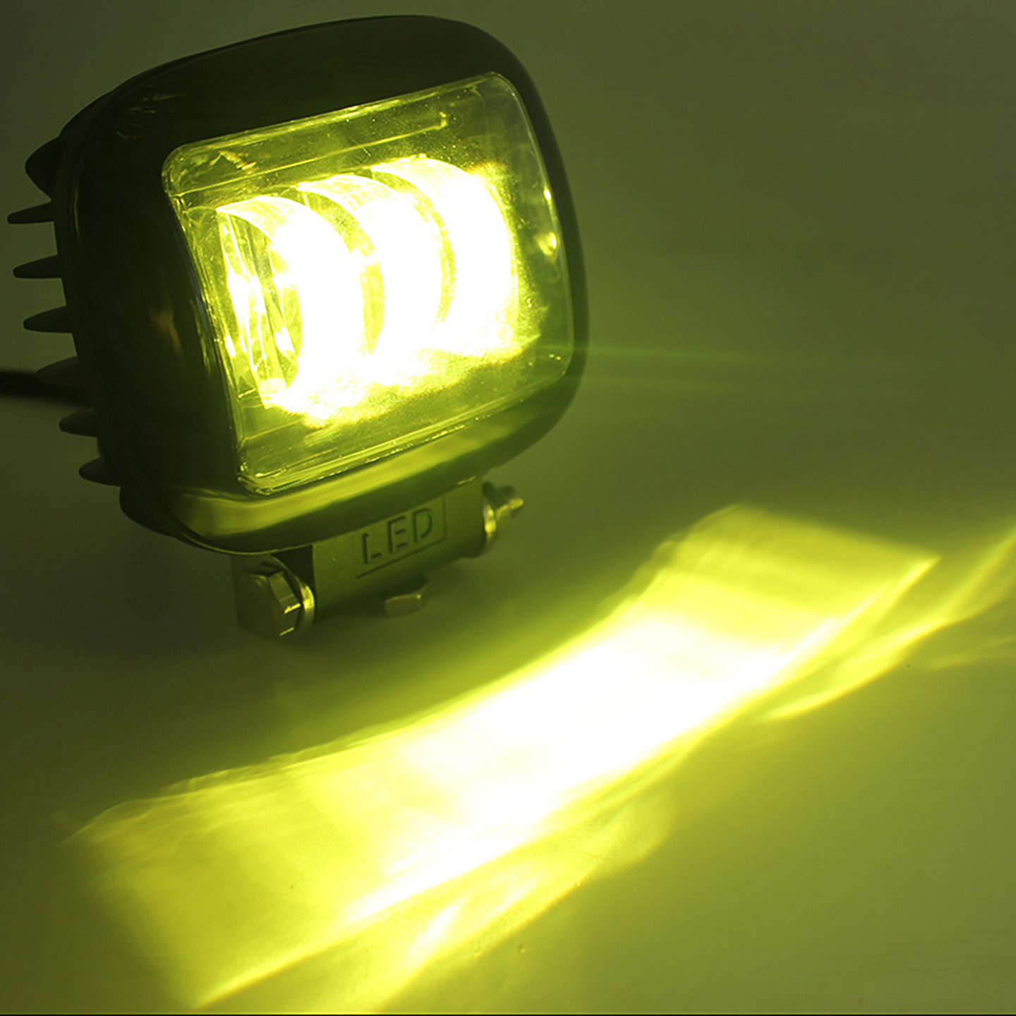 4.7" Rounded Rectangle 45W Dual-Light LED Work Light
