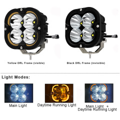 F43 MAX 3" LED Auxiliary Driving Lights w/ DRL for Jeep UTV