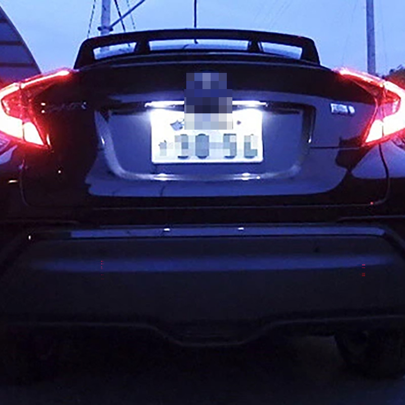 LED License Plate Light for Toyota Prius XW20 XW30 RAV4 XA40 C-HR Venza Matrix