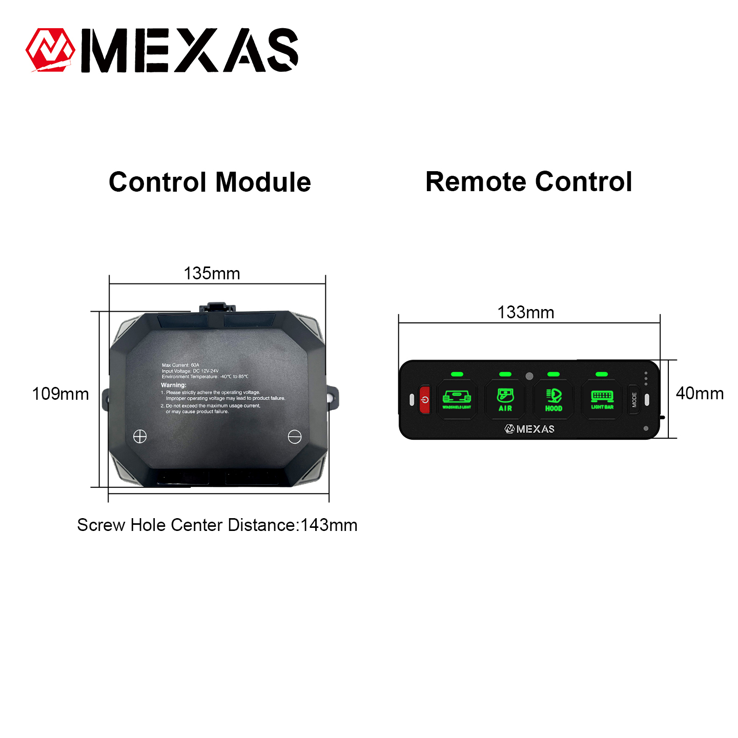 4 Gang Slim Series Wireless Switch Panel Assembly