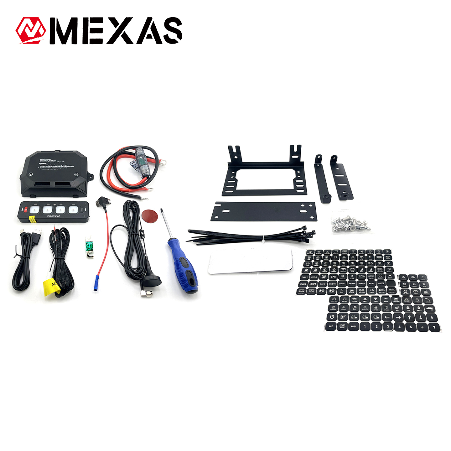 4 Gang Slim Series Wireless Switch Panel Assembly