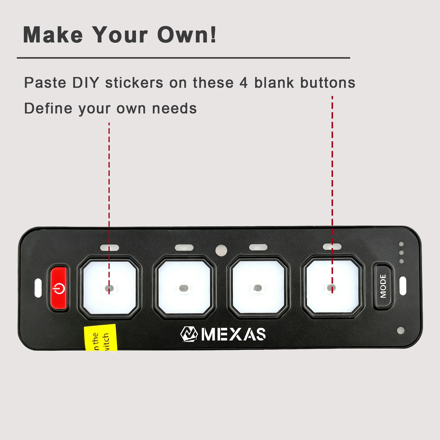 4 Gang Slim Series Wireless Switch Panel Assembly