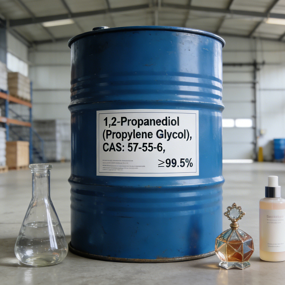 1,2-Propanediol (Propylene Glycol)(CAS:57-55-6) Bulk Industrial Chemical Supplier - Low-toxic Polyol Raw Material for Food Additives, Chemical Synthesis and Cosmetic Raw Materials