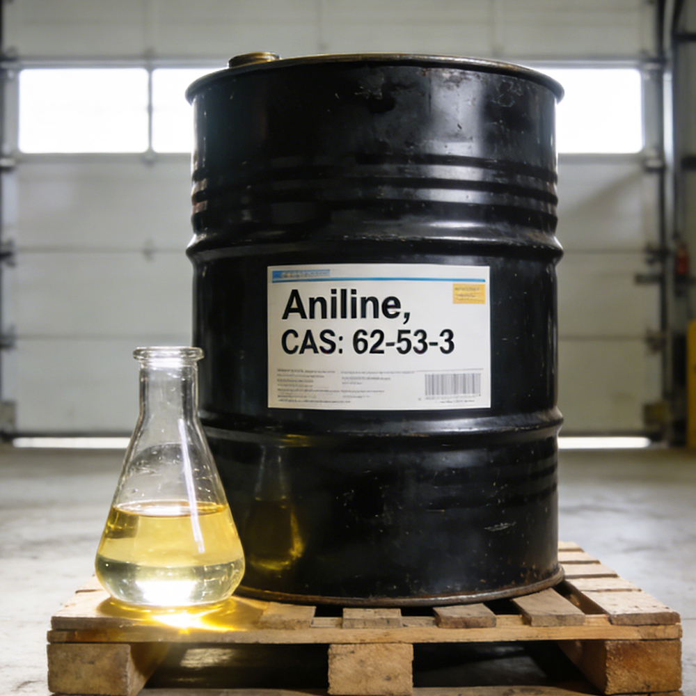 Aniline(CAS:62-53-3) Bulk Industrial Chemical Supplier - Basic Aromatic Amine Raw Material for Dye Synthesis, Rubber Additives and Pharmaceutical Intermediates