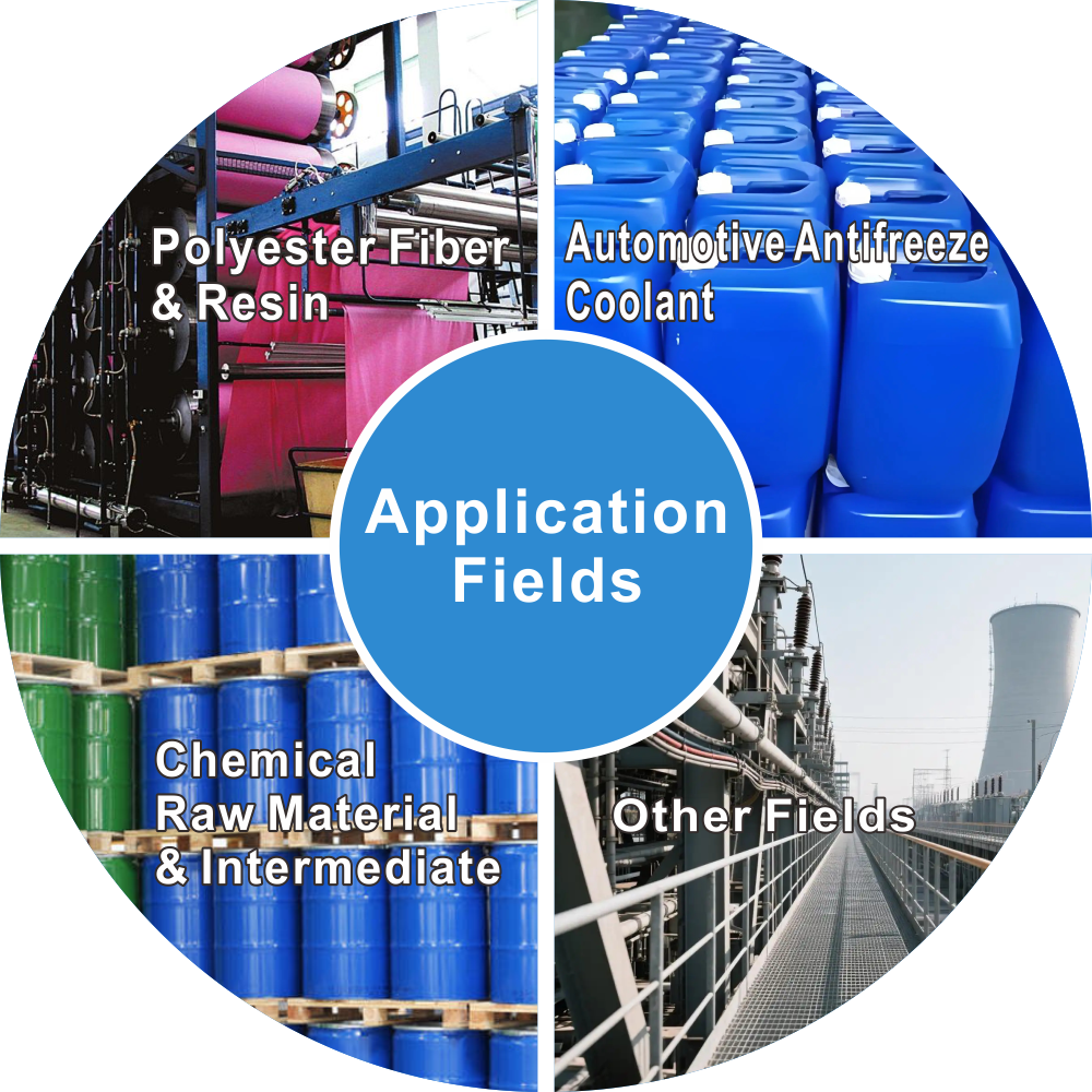 Ethylene Glycol(CAS:107-21-1) Bulk Industrial Chemical Supplier - Basic Chemical Raw Material for Polyester Synthesis, Antifreeze and Solvent Preparation
