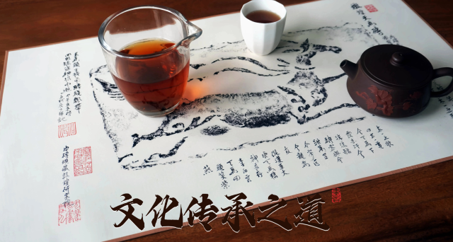 Dunhuang Flying Horse Brick Rubbing Tea Mat,UnNamed Art,Dunhuang Flying Horse Tea Mat | Chinese Art Tea Ceremony Mat