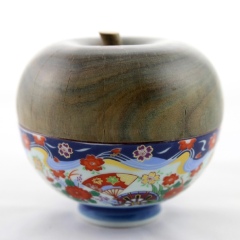Above/Below – Porcelain and Wood Sculptural Vessel,UnNamed Art,Above/Below | Porcelain and Wood Contemporary Art Vessel