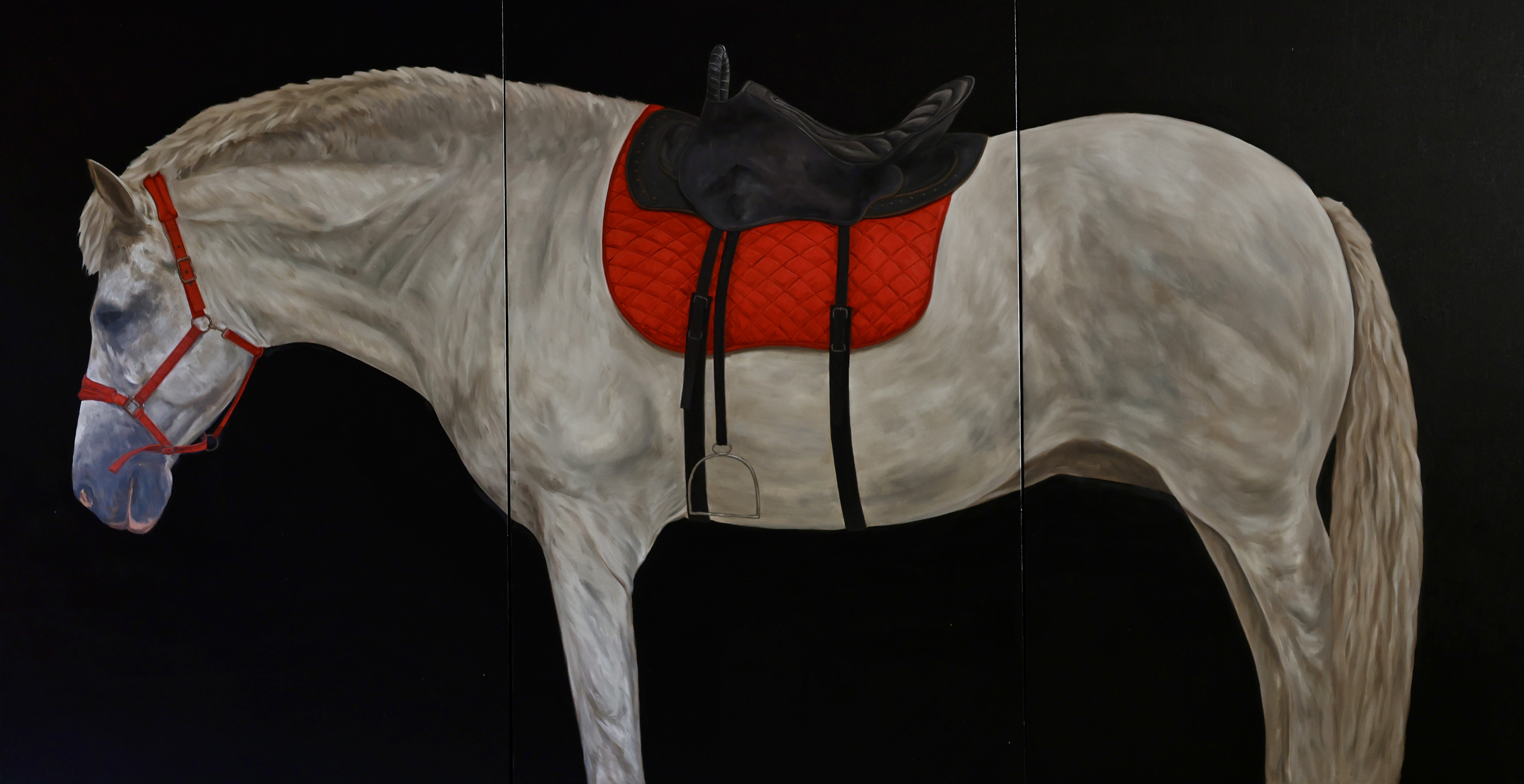 Wait – Contemporary Horse Artwork,UnNamed Art,Wait | Contemporary Horse Artwork