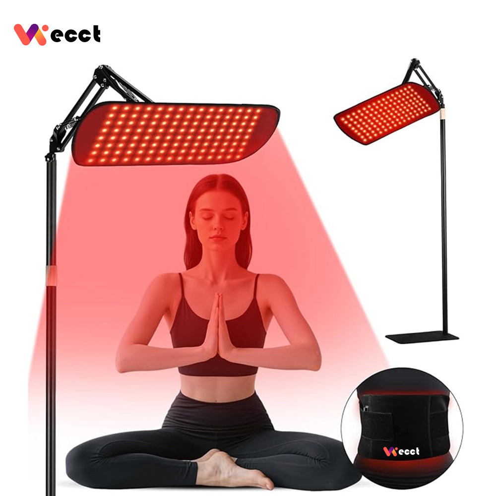135 Red Light Therapy for Face and Body, Multifunction Red Light Therapy with Stand, Dual Different LEDs(660nm& 850nm) Light with Belt and Stand