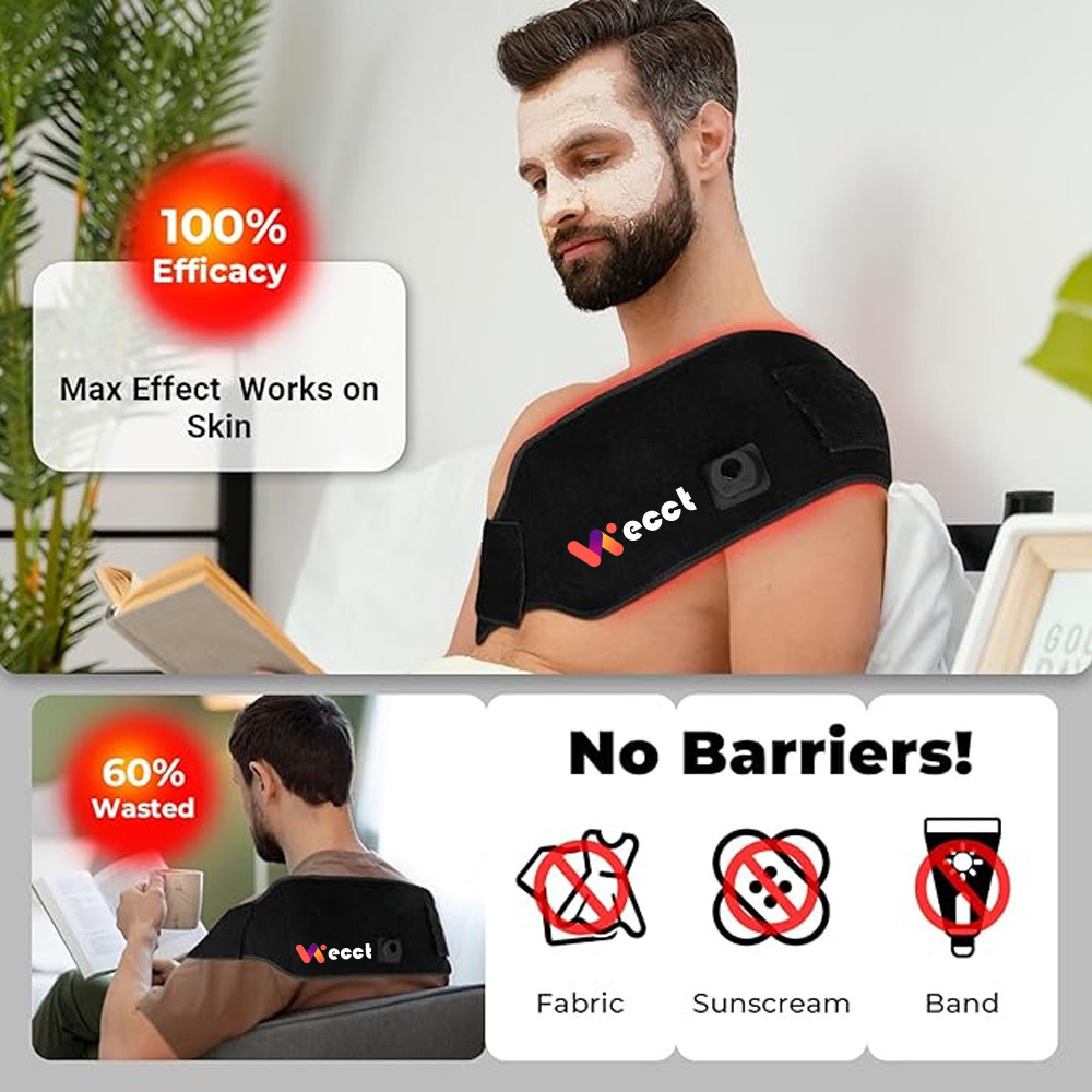 22.1” x 7.1” Body Red Light Therapy Mat, Eligible Red Light Therapy Blanket, 70pcs 2in1 LEDs(660nm& 850nm) with Extension Belt