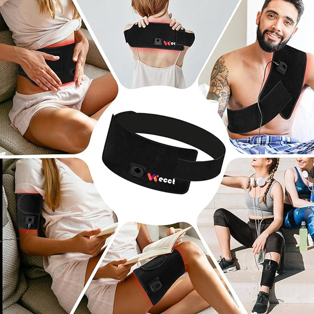 22.1” x 7.1” Body Red Light Therapy Mat, Eligible Red Light Therapy Blanket, 70pcs 2in1 LEDs(660nm& 850nm) with Extension Belt