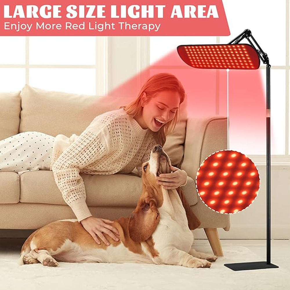 135 Red Light Therapy for Face and Body, Multifunction Red Light Therapy with Stand, Dual Different LEDs(660nm& 850nm) Light with Belt and Stand