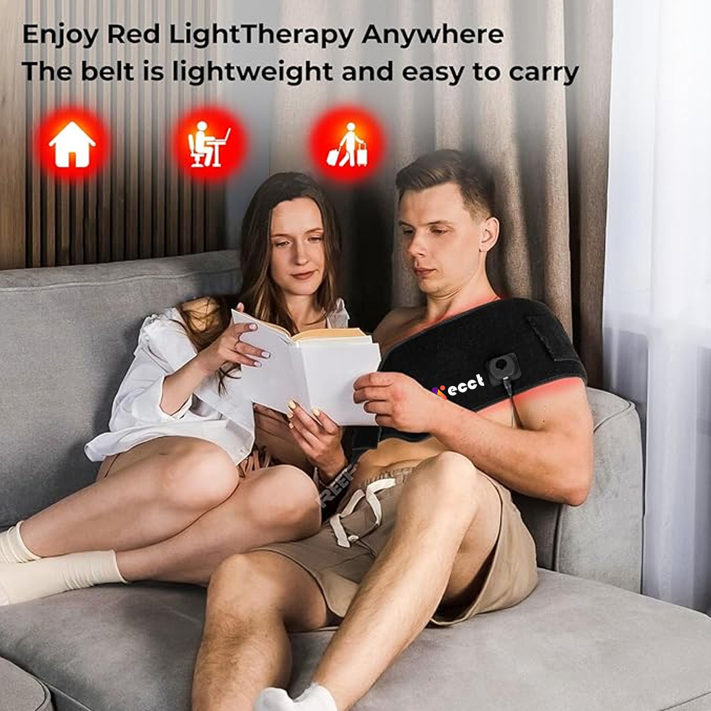 22.1” x 7.1” Body Red Light Therapy Mat, Eligible Red Light Therapy Blanket, 70pcs 2in1 LEDs(660nm& 850nm) with Extension Belt