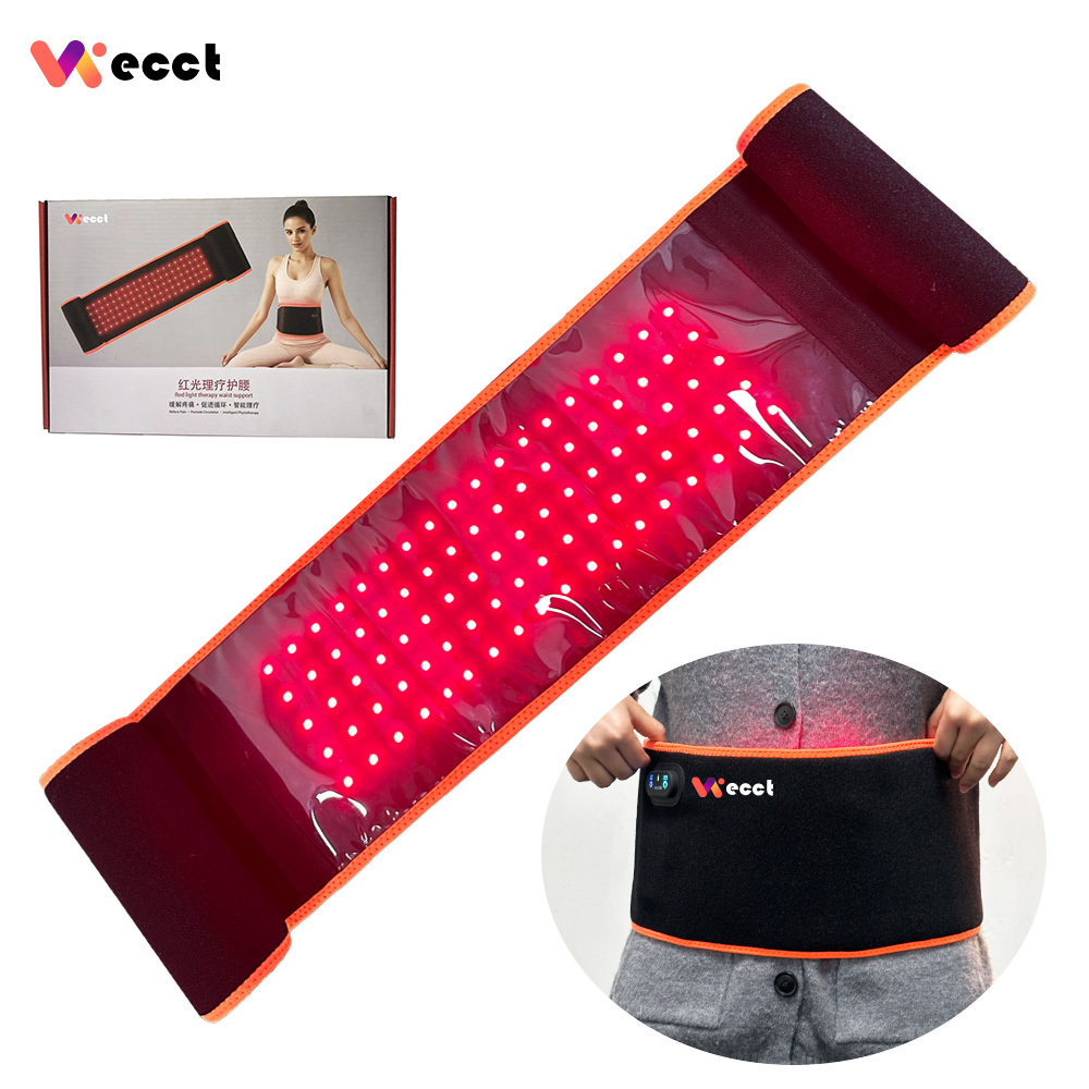 Red Light Therapy Infrared Light Therapy Pad for Body Pain NIR Deep Therapy for Back Knee Hands Feet Relief Portable 660nm 850nm Home Heating Light Therapy Wrap Belt Gift for Women Men