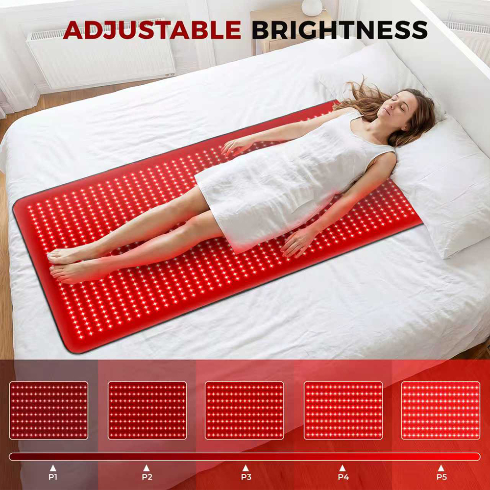 Infrared Red Light Therapy Mat- 1440 pcs Professional SMD LED Chips - 660nm & 850nm Wavelengths WECCT