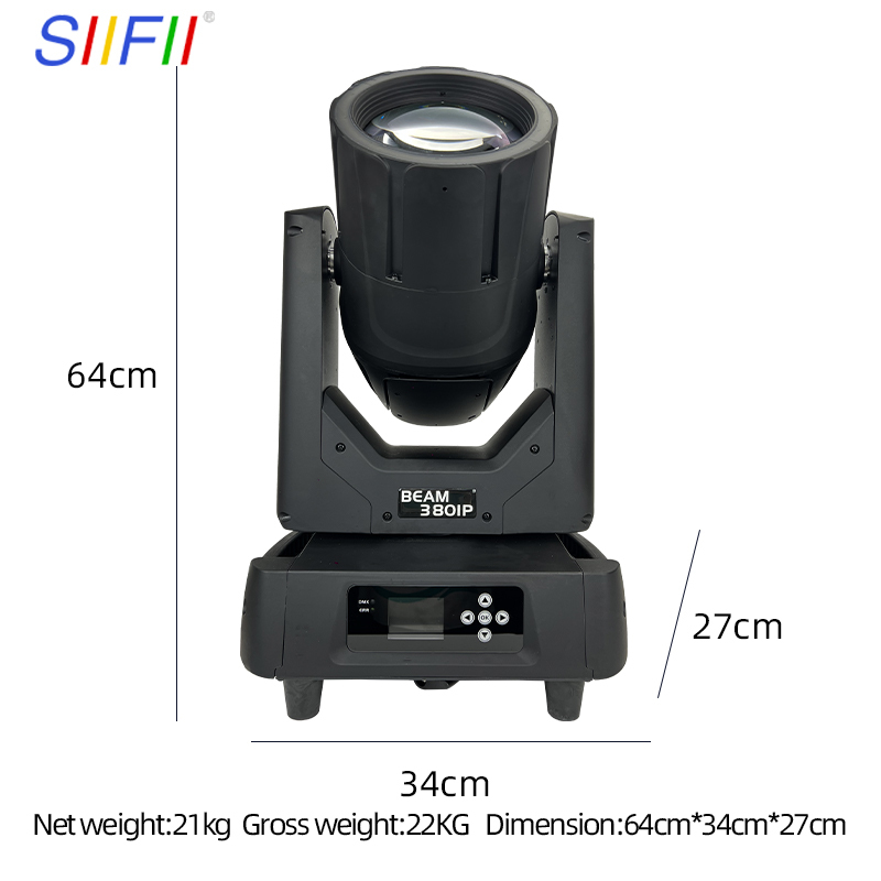 China Supplier Moving Head LED Beam 380 Moving Head High Beam Security LED Light