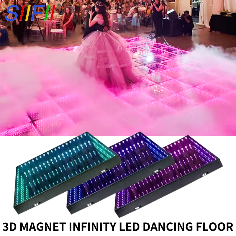 Professional Interactive 3D Abyss Mirror Technology - Music Sync Dance Floor for Bars