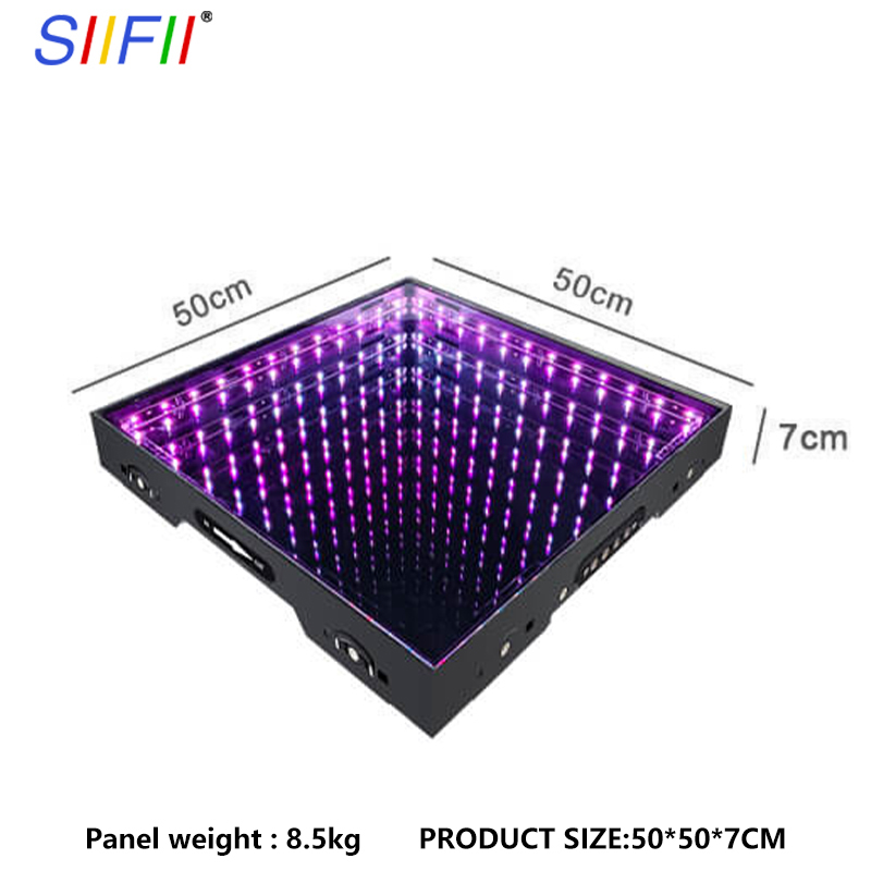 Professional Interactive 3D Abyss Mirror Technology - Music Sync Dance Floor for Bars