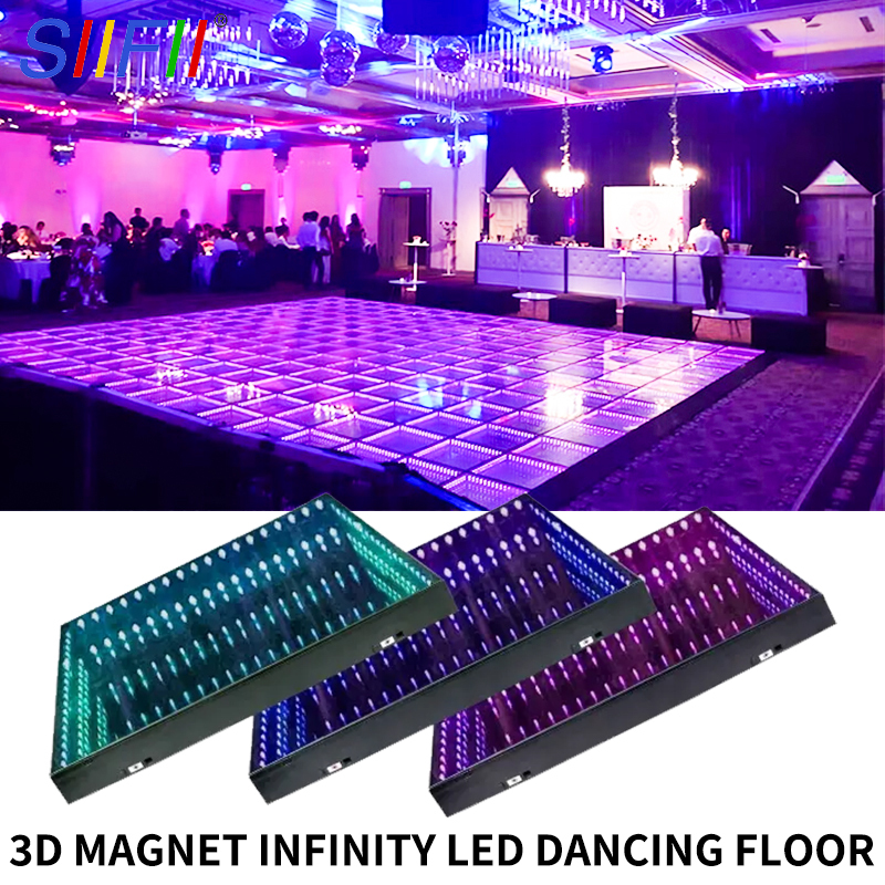 Professional Interactive 3D Abyss Mirror Technology - Music Sync Dance Floor for Bars