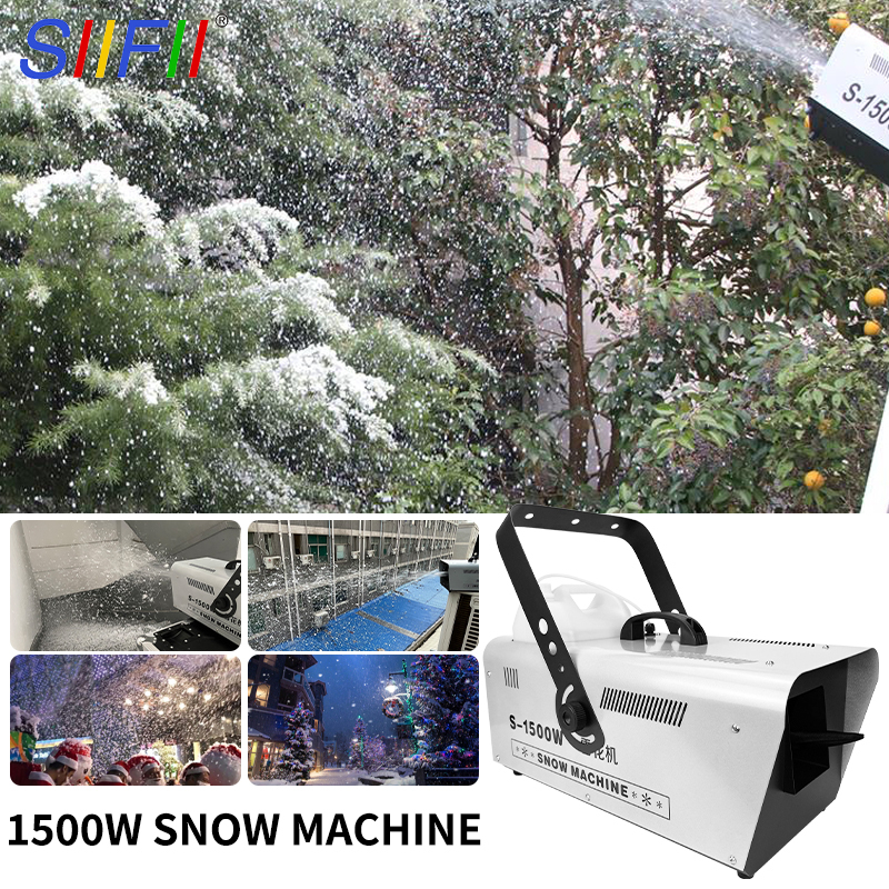 Professional 1500w Snow Machines Stage Effect Equipment
