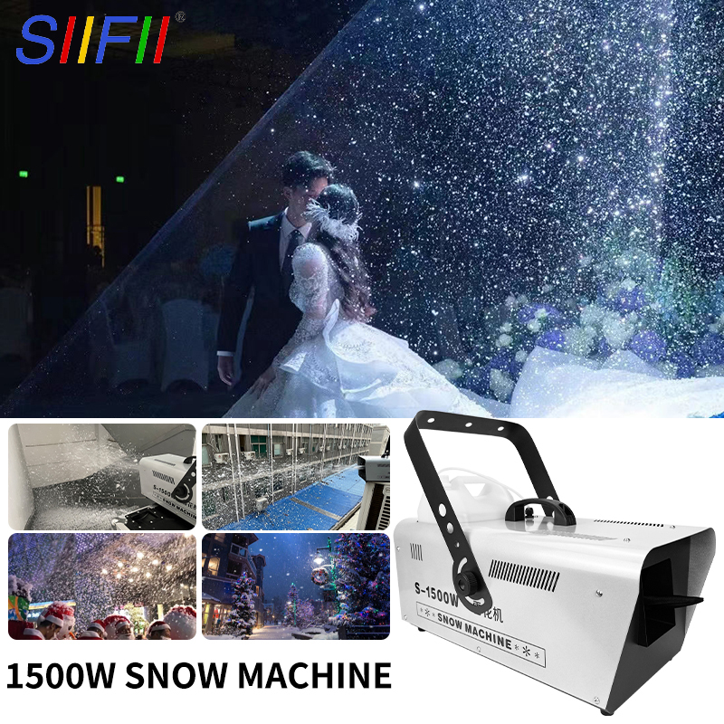 Professional 1500w Snow Machines Stage Effect Equipment