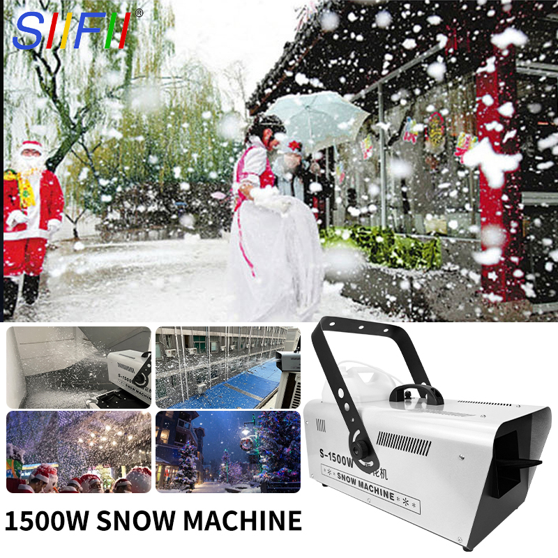 Professional 1500w Snow Machines Stage Effect Equipment