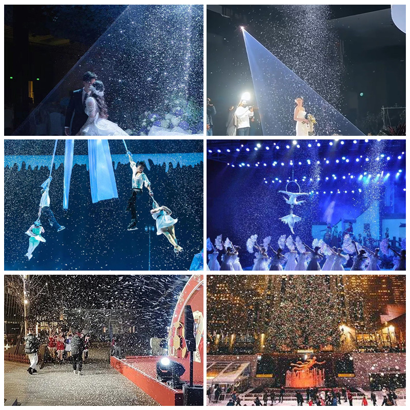 Professional 1500w Snow Machines Stage Effect Equipment