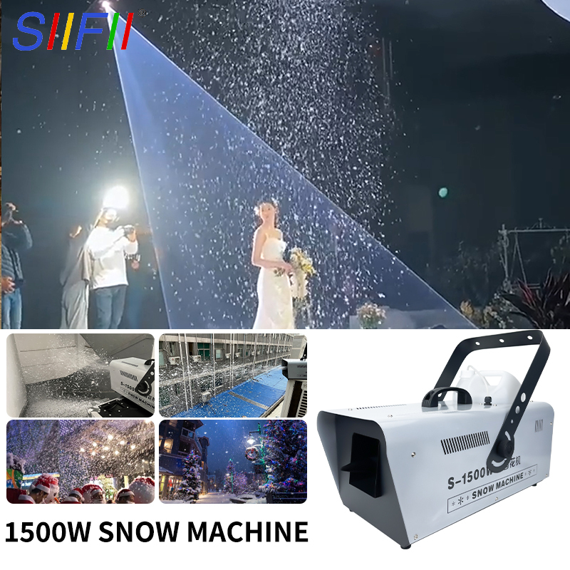 Professional 1500w Snow Machines Stage Effect Equipment