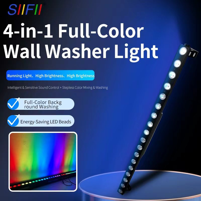 18-LED Wash Light: Professional Stage Lighting for Events & Venues - Manufacturer Direct
