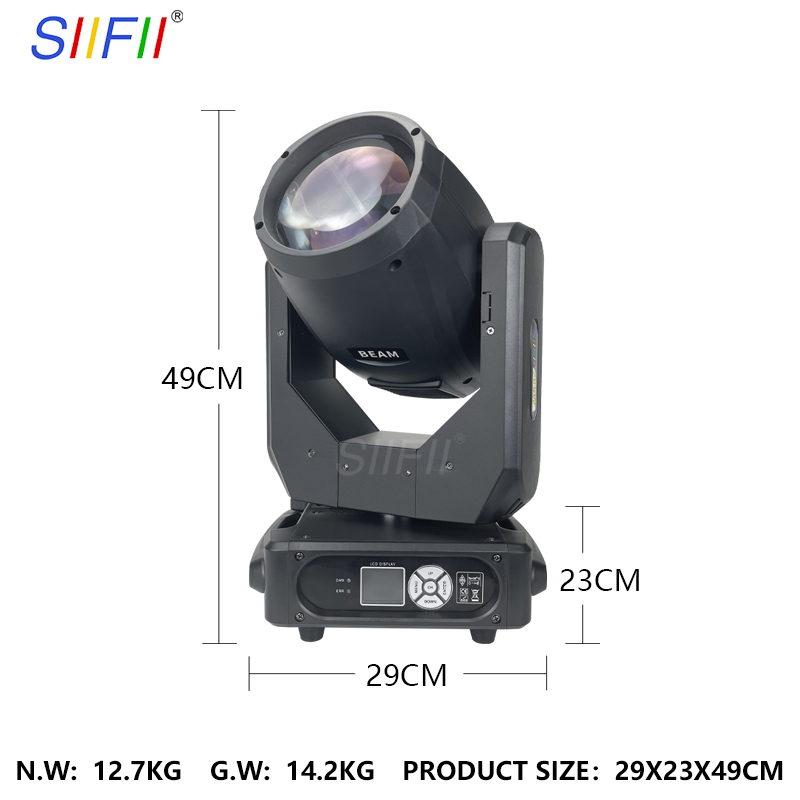 295W Moving Beam Light Professional Moving Head Light for Church Stage Club DJ Event Show