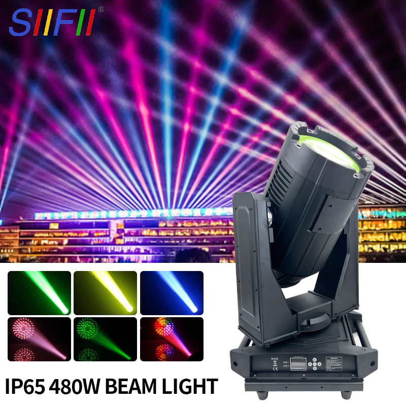 Outdoor Waterproof 480W Sky Beam Sharpy Moving Head Light Stage Lighting for Landscape Use