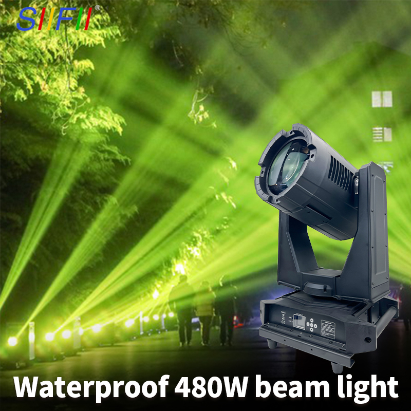 Outdoor Waterproof 480W Sky Beam Sharpy Moving Head Light Stage Lighting for Landscape Use