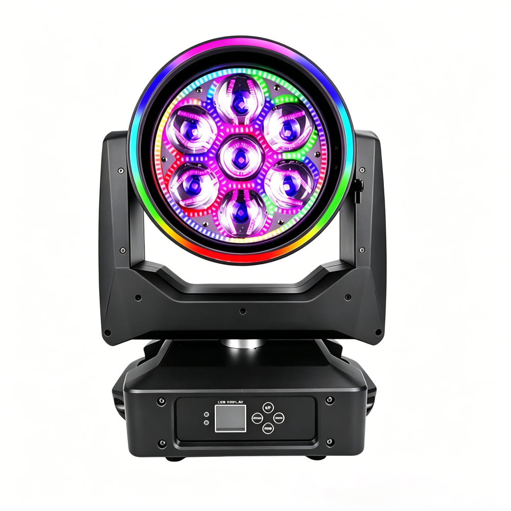 RGBW 7x60W LED Bee Eye Moving Head Light - New Professional Stage Lighting