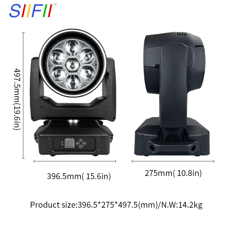 RGBW 7x60W LED Bee Eye Moving Head Light - New Professional Stage Lighting