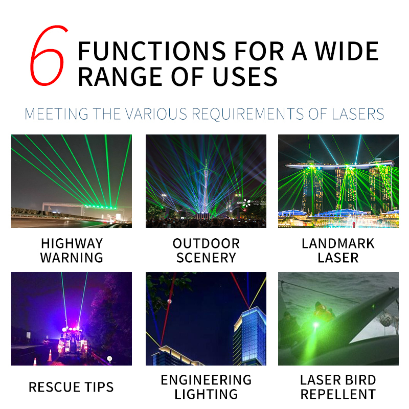 Professional Anti-Fatigue Green Laser Light & Driver Alert System for Stages