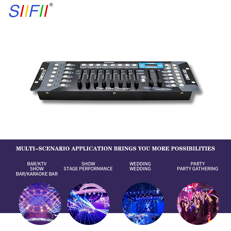 192-Channel DMX 512 lighting