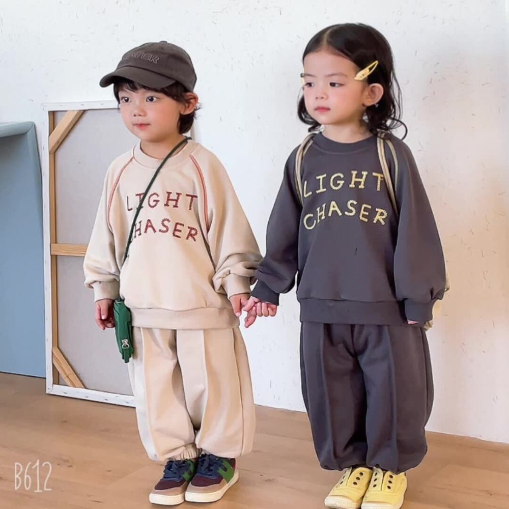 儿童春装套装女童运动宽松2026新款春秋季宝宝男童休闲卫衣两件套
