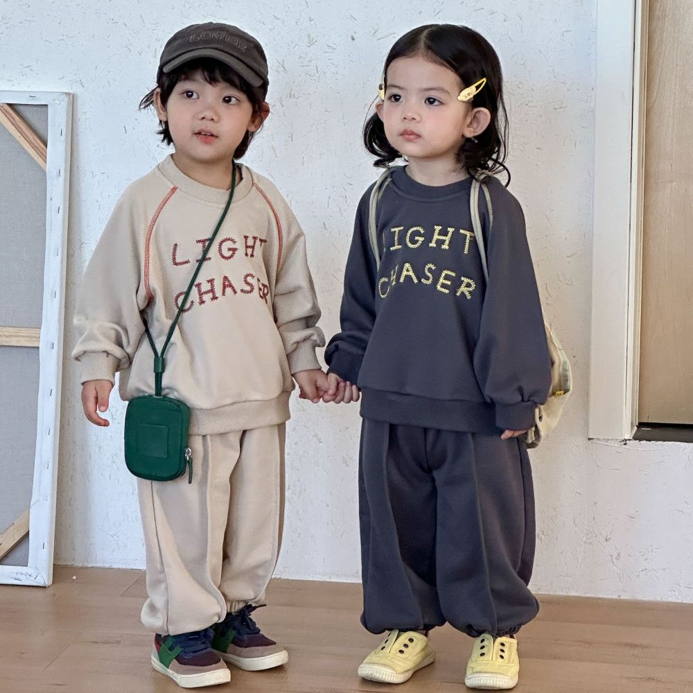 儿童春装套装女童运动宽松2026新款春秋季宝宝男童休闲卫衣两件套