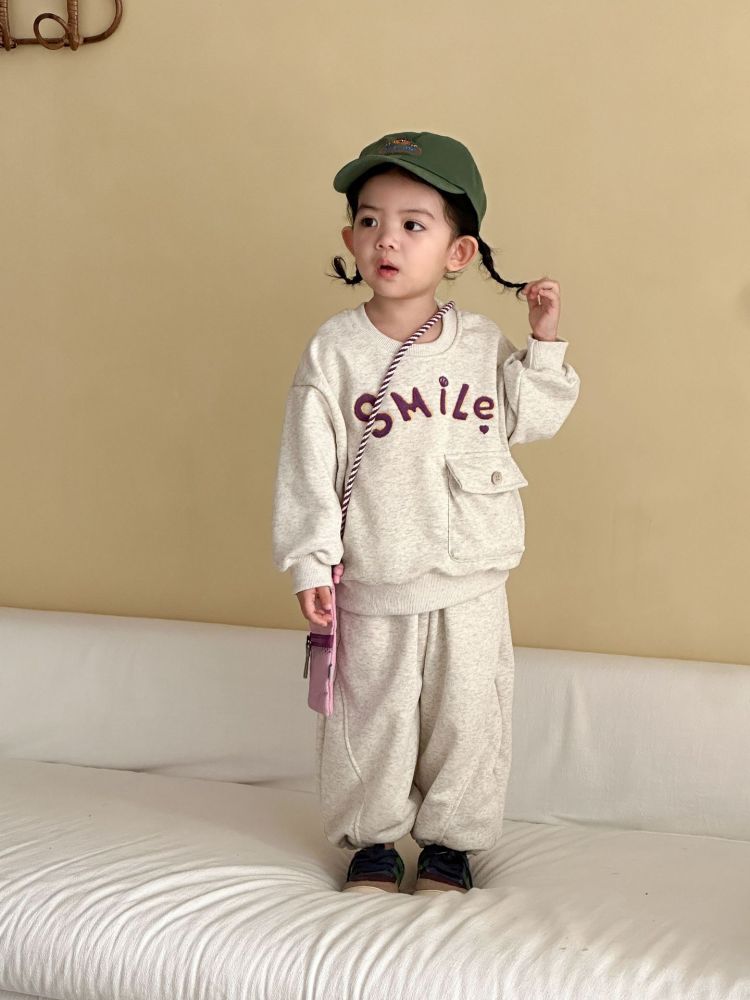 儿童春秋款套装运动宝宝2026新款女童装春季宽松休闲男童卫衣卫裤