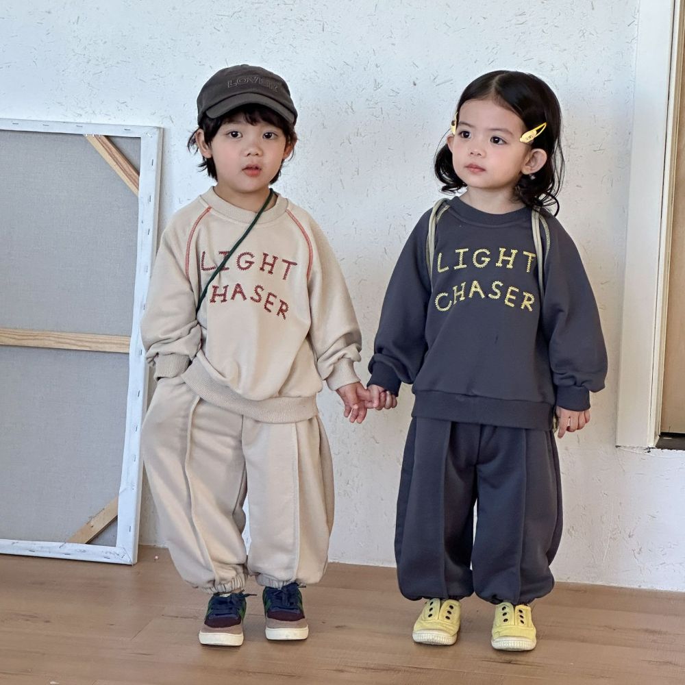 儿童春装套装女童运动宽松2026新款春秋季宝宝男童休闲卫衣两件套