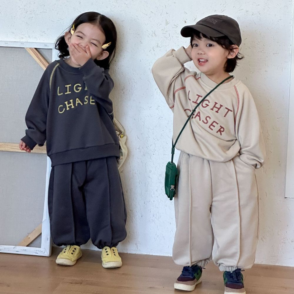 儿童春装套装女童运动宽松2026新款春秋季宝宝男童休闲卫衣两件套