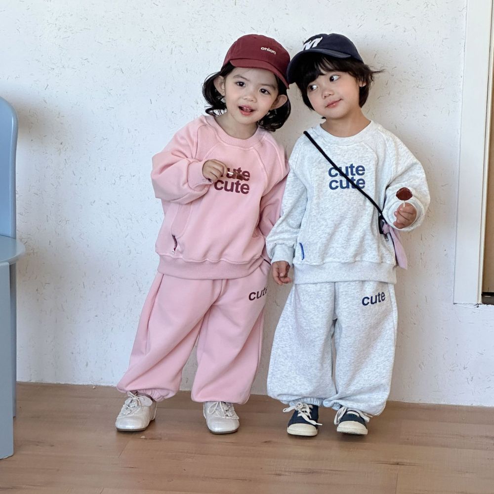 儿童春秋款套装男童运动女童宽松2026新款春季宝宝休闲卫衣两件套