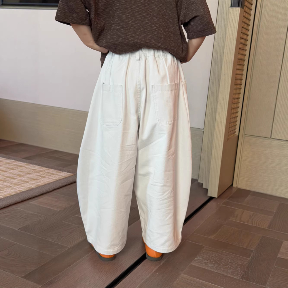 童裤2026春季新款款儿童韩系百搭宽松休闲裤男女童慵懒阔腿长裤潮