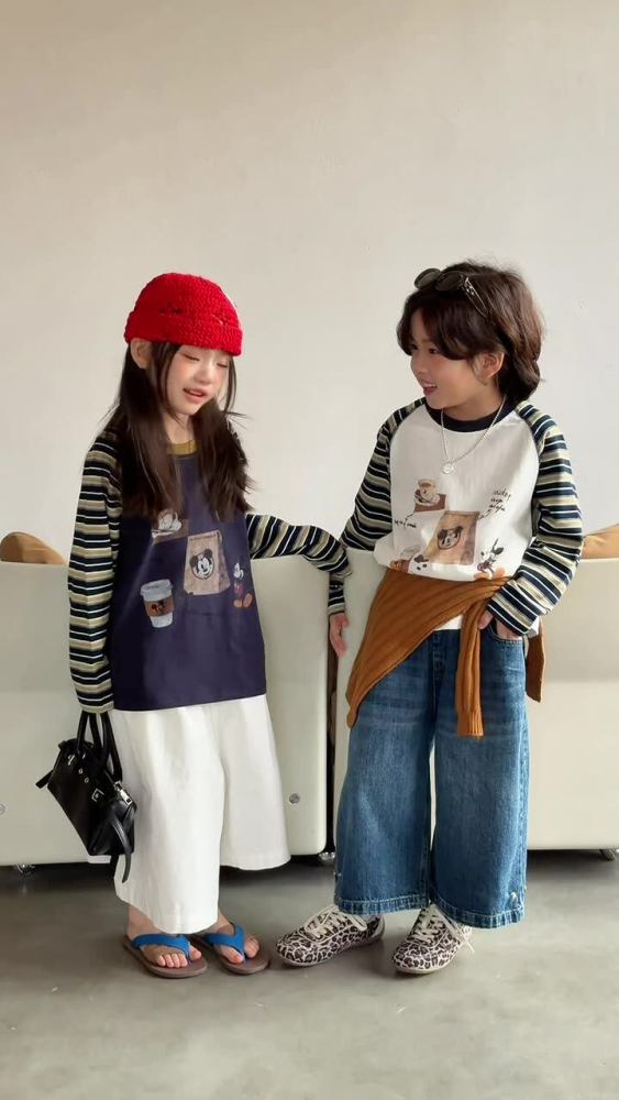 2026春夏新款韩版儿童直筒7分牛仔裤男女童百搭休闲砂洗休闲裤潮
