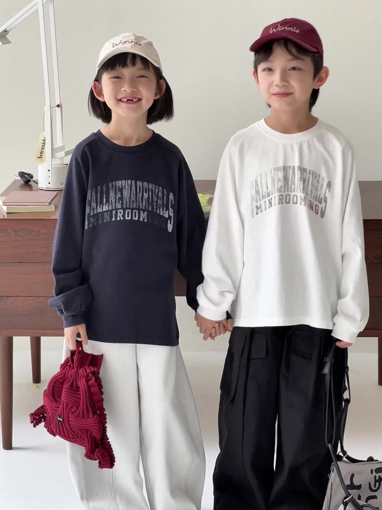 2026春季新款韩版儿童双面牛仔休闲裤男女童百搭宽松萝卜裤长裤潮