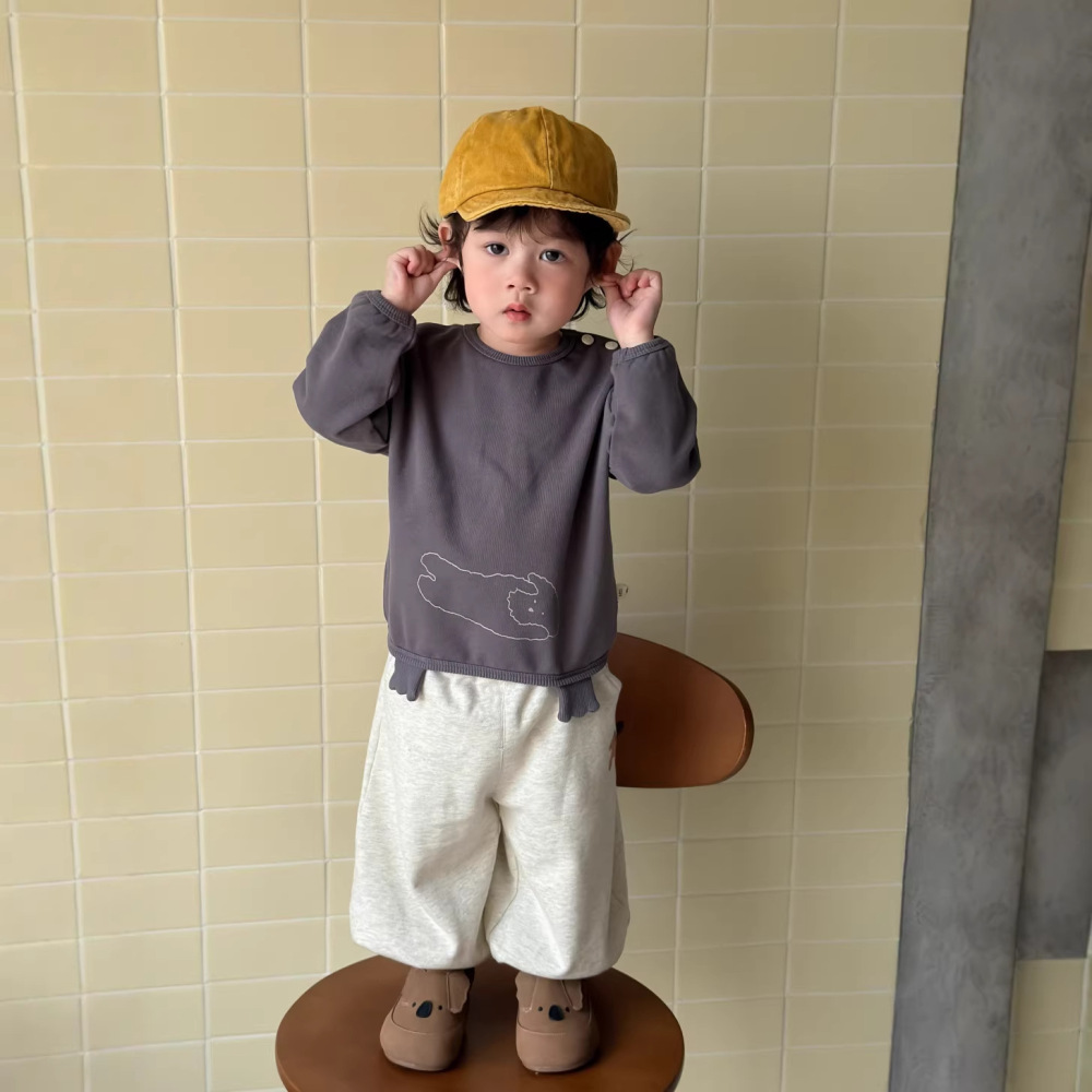 儿童衣服韩版春装小宝宝春装2026童装儿童服装男童卫衣卫裤套装